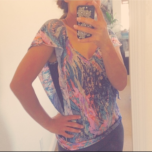 Anthropologie Tops - ANTHROPOLOGIE top with crochet inset