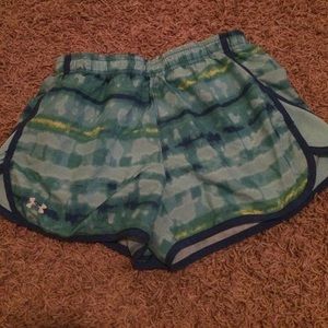 Too small! Under Armor size SMALL running shorts!