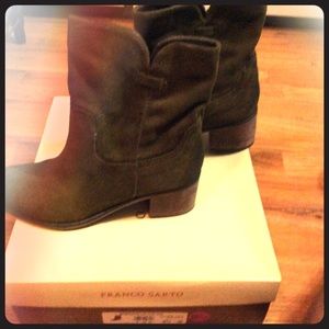 Franco Sarto ankle boots in olive green sz 8.5