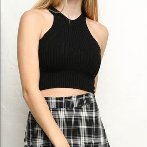 BRANDY MELVILLE BLACK SOFIA TOP