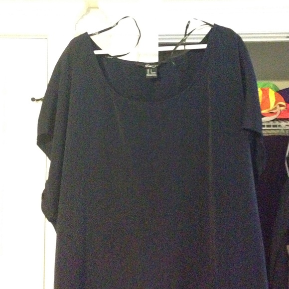 Navy Blue Blouse