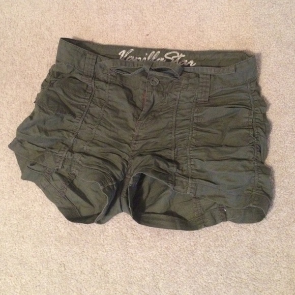 Camp green shorts