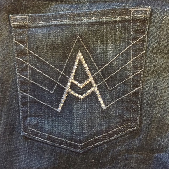 7 For All Mankind "A" Jeweled Pocket - Picture 3 of 3