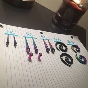Size 14,8,6,4 & 2 gauges