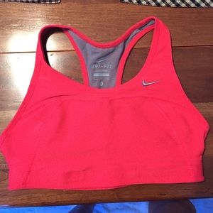 Neon Pink Nike Sport Bra Size Sm