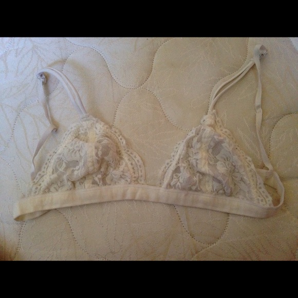 White bralette