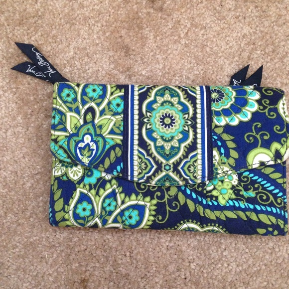Vera Bradley wallet in "Rhythm in Blues"