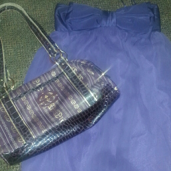 Purple purse