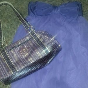 Purple purse