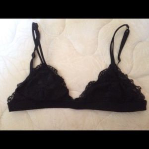 Black bralette