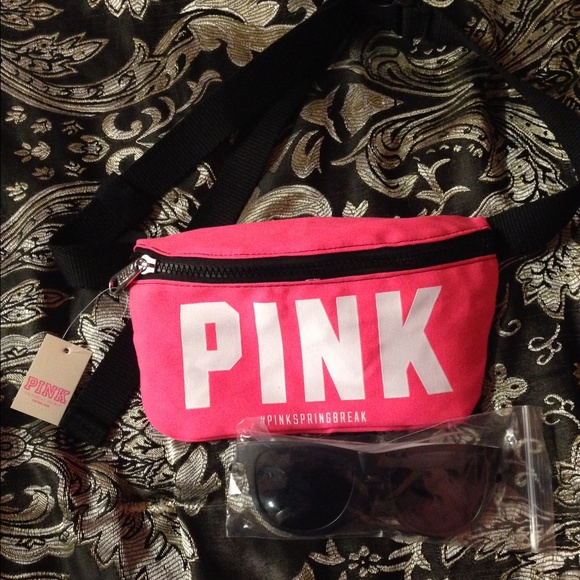 VS PINK fanny bag w/ sunglasses