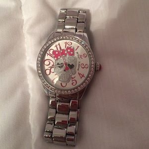 Betsey Johnson Skull Watch
