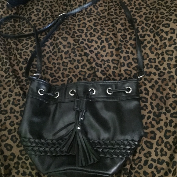 Side purse black