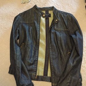 Banana Republic denim moto jacket