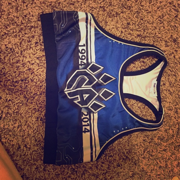 Cheer athletics sports bra- youth XL fits AS&AM