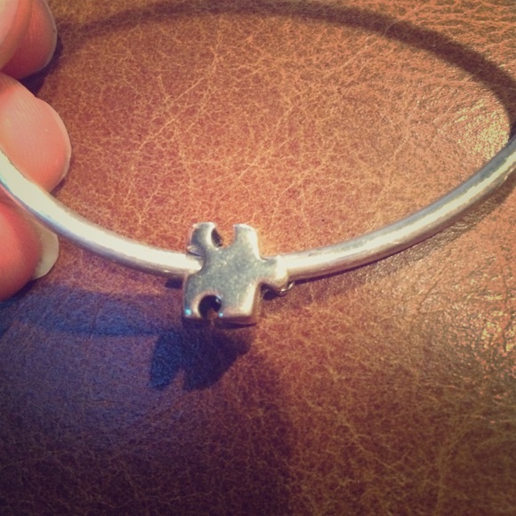 Pandora puzzle piece charm
