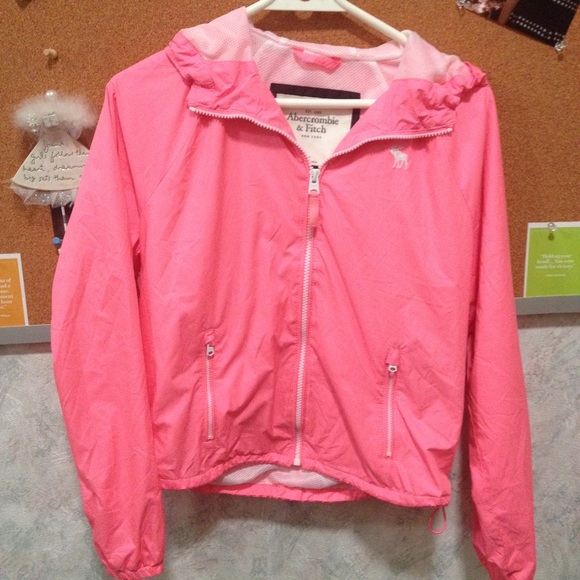 Pink Abercrombie and Fitch jacket