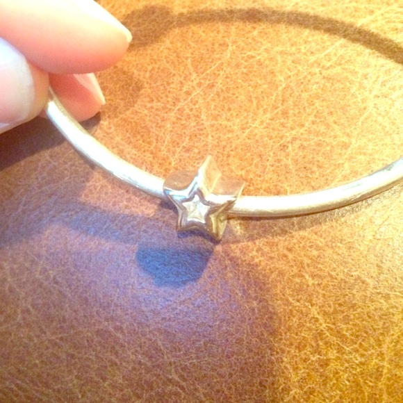 Pandora star charm with jewel accent