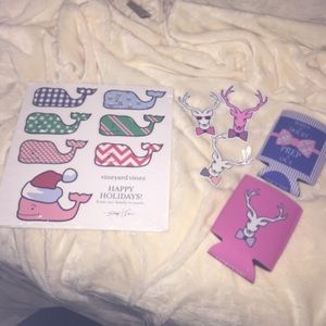 Preppy Stickers and Koozies