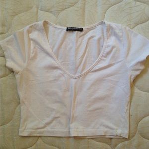 Brandy Melville white crop top