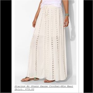 Urban Outfitters Crochet Maxi Skirt