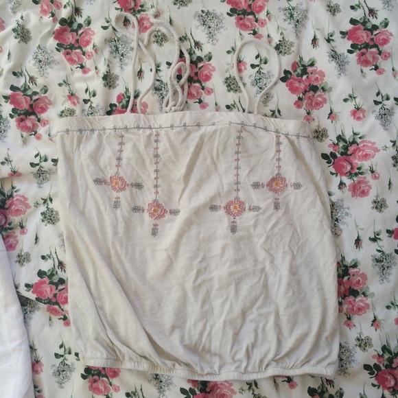Aerie Embroidered Tank Top