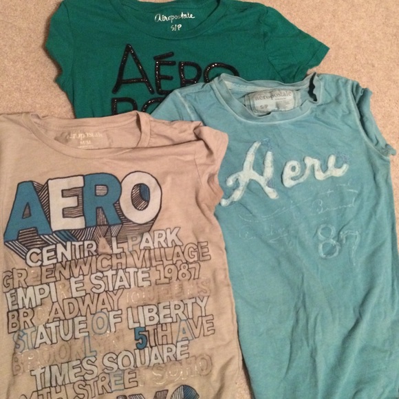 Lot of 4 Aeropostale Tees