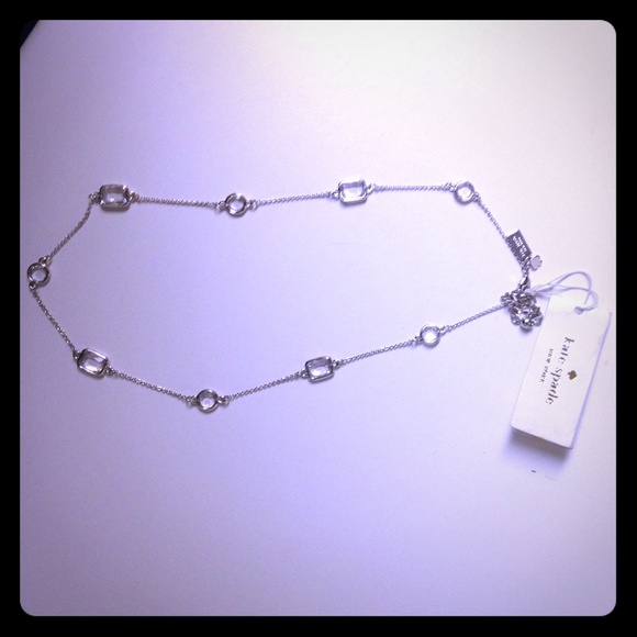 Kate Spade NWT silver necklace