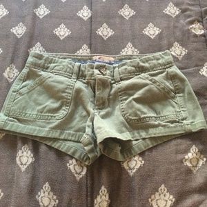Olive shorts