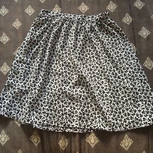 Floral patterned skirt