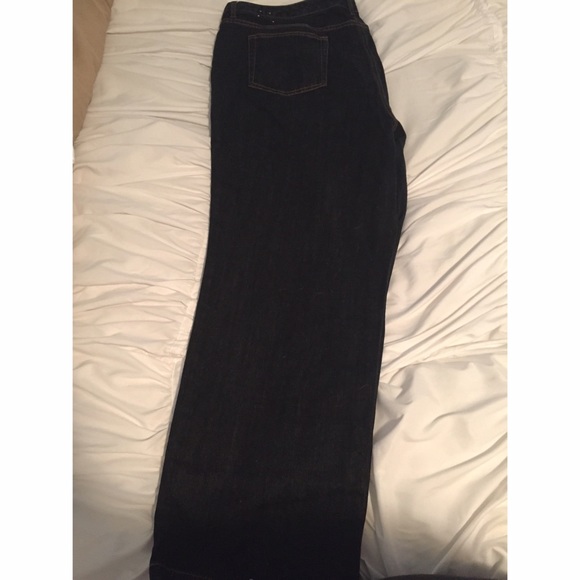 LIZ CLAIBORNE DARK JEANS - Picture 3 of 3