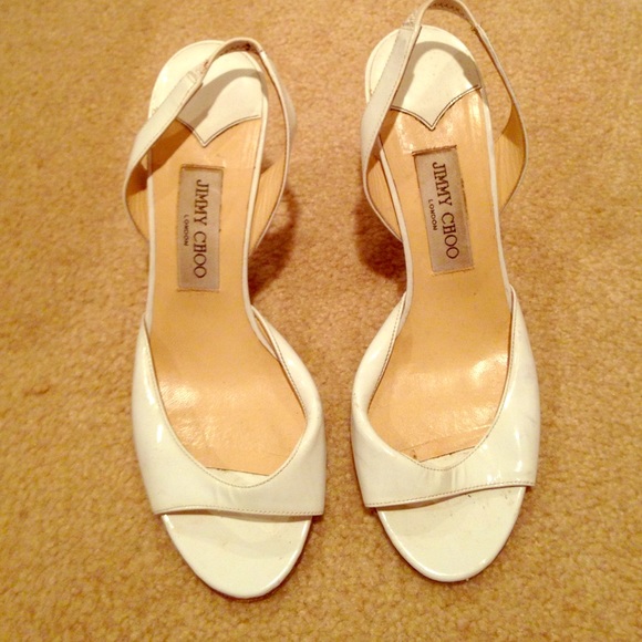 Jimmy choo womans shoes 38.5 european or 8/8.5 us.