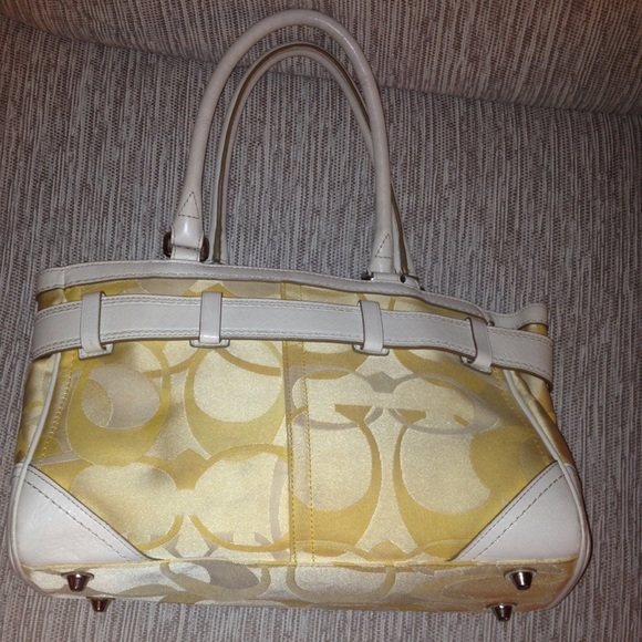 Yellow Coach Purse - Picture 2 of 7