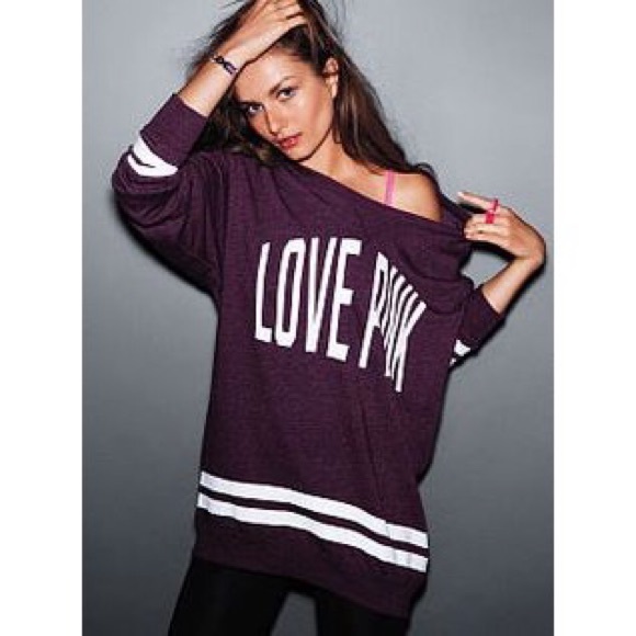 Victoria's Secret Love Pink Crew Neck