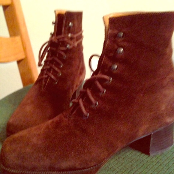 Ankle boots suede made in Italy