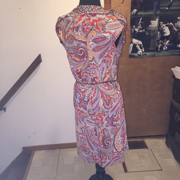 New York & Company Paisley Print Dress - Picture 3 of 4