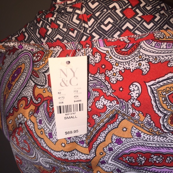 New York & Company Paisley Print Dress - Picture 4 of 4