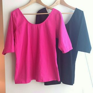 2 City Chic Scoopnecks