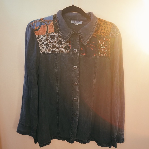 70's Style Denim Shirt