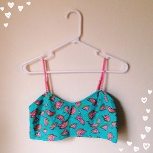 Bethany Mota - watermelon crop top