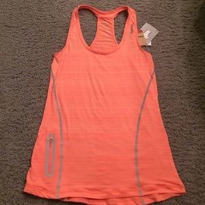 Reebok orange running top