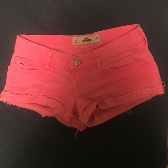 Hollister hot pink shorts!