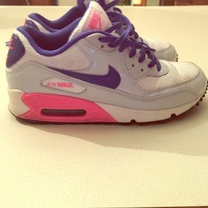 Pink and Blue Nike Air Max