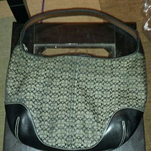 Authentic Signature Coach Hobo Bag (black)