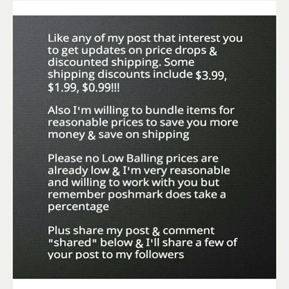 LIKE SHARE POST COMMENT OFFER