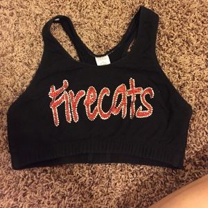 Cheer athletics Firecats bra-AS
