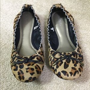 Merona leopard flats