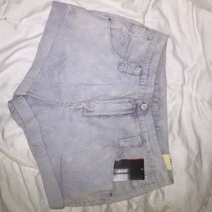 BDG high waisted pinstripe shorts