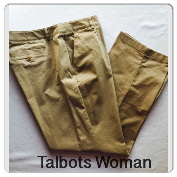 Talbots  Women's Petite khaki pant