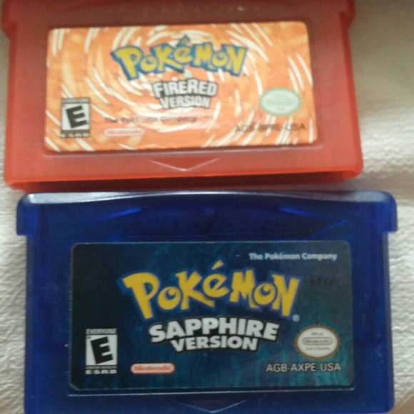 Pokemon Fire Red and Sapphire(together or separate